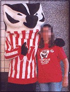 Wonder Badger says 'Rock on, dudes!'